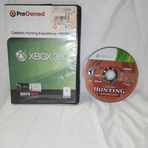 Cabela's Hunting Expeditions Xbox 360 Video Game Activision 2012 T-Teen